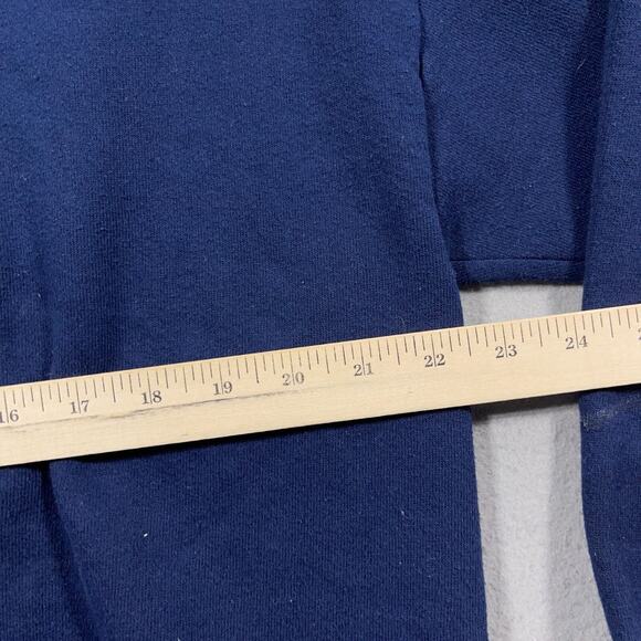 Vintage Sweatshirt Adult‎ XL Blue Nautical Embroidered Pullover USA Made 80s - Picture 5 of 10